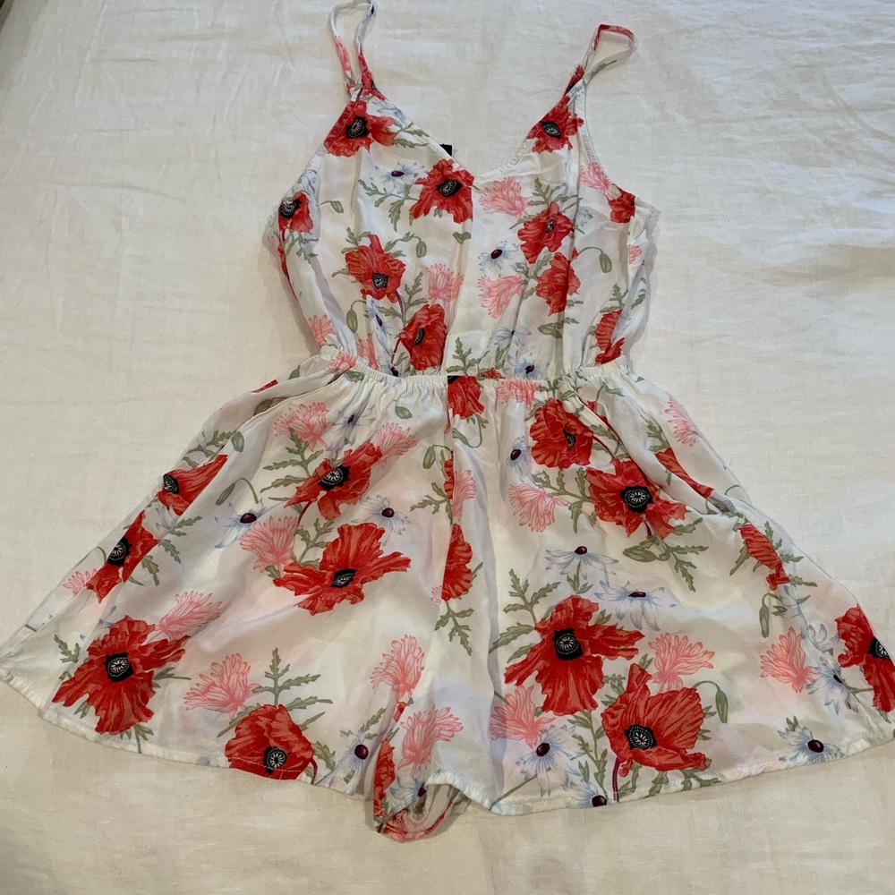 H&M floral romper size 2